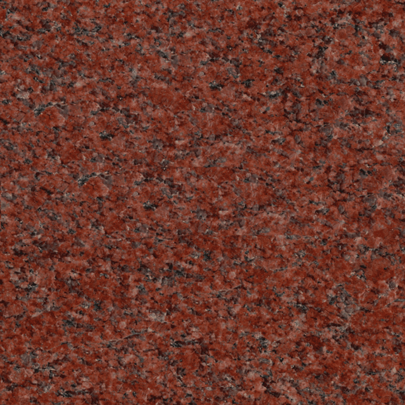 India Red granite — polished swatch from Texas Lonestar Monuments